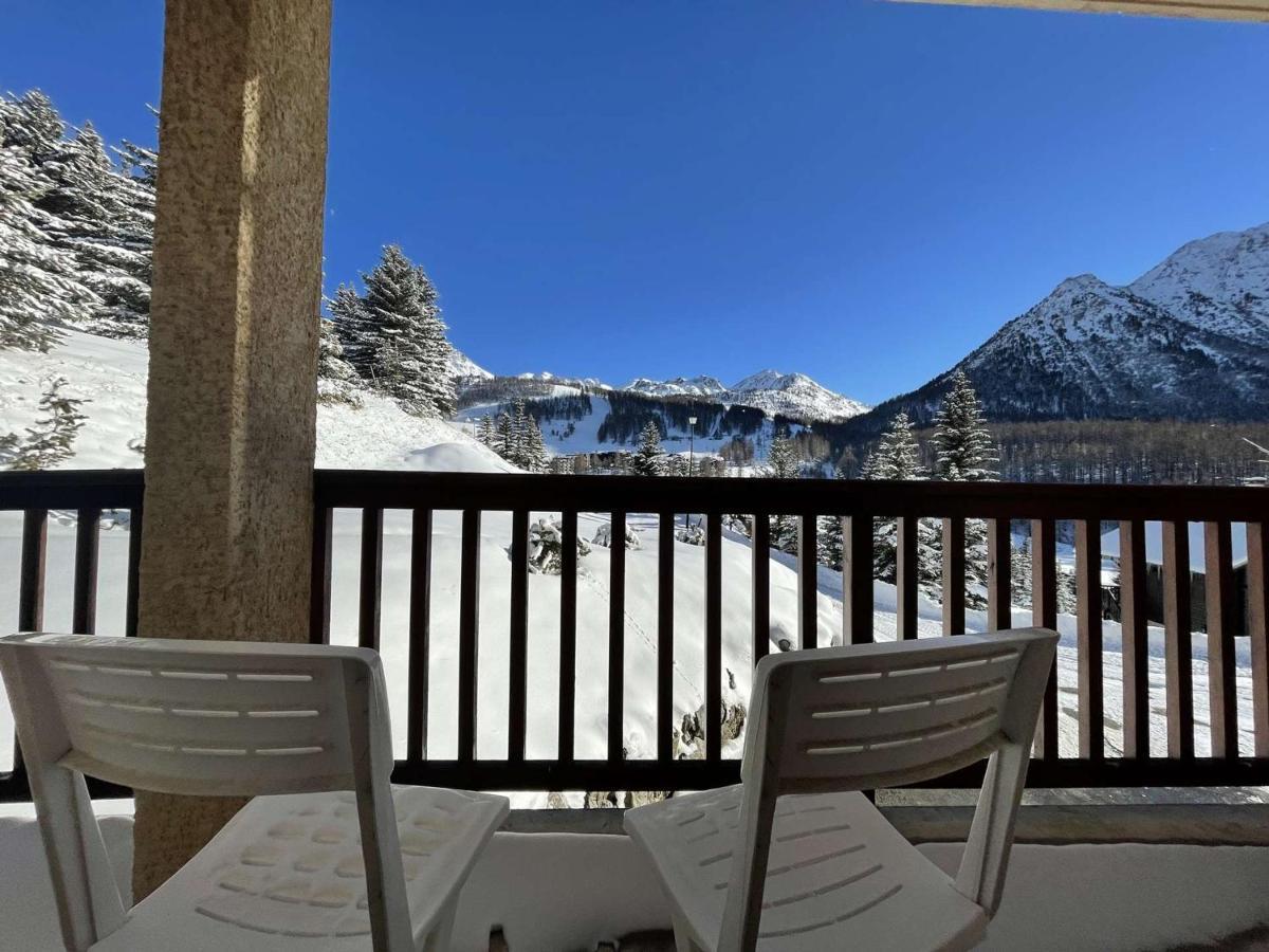 Studio Avec Balcon A Montgenevre, Animaux Acceptes - Fr-1-330D-35 Екстериор снимка